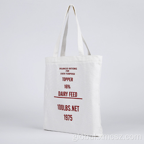 Bulk Canvas Tote Bags Advertising custom print shopping tote bag for gift Supplier